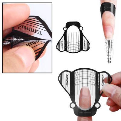 20/100/500 Piezas de Extensiones de Uñas para Uso Profesional y DIY Accesorios de Manicura para Diseños Complejos de Uñas