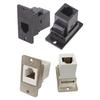 6P6C RJ12 Female To Female Connectors Threadeds Mounting Adapters For Communication Devices And Panel