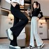 Girls' Flared Fleece-Lined Pants - Spring/Autumn 2025 Fashion for Middle & Big Kids