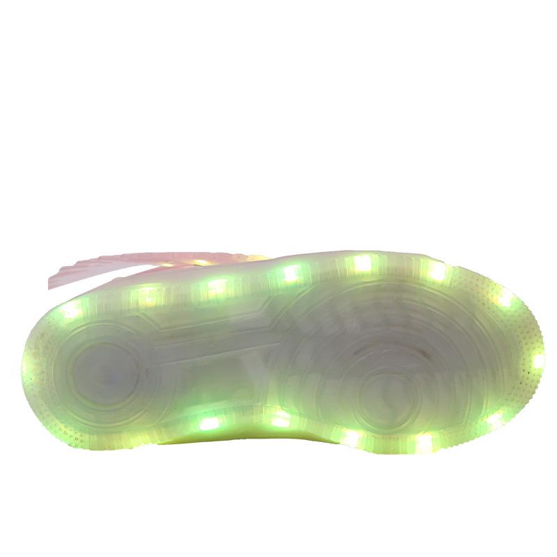 LED Light-Up Kids' Dance Shoes - 7-Color Flashing Sneakers for Boys & Girls, Ages 6-10