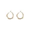 Silver Needle Cold Wind Twisted Twist Earrings Temperament Earrings, New Simple and Versatile Geometric Earrings