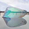 ORZ+966+helmet Lens+transparent+brown+silver Plated+colored+iridescent Mirror