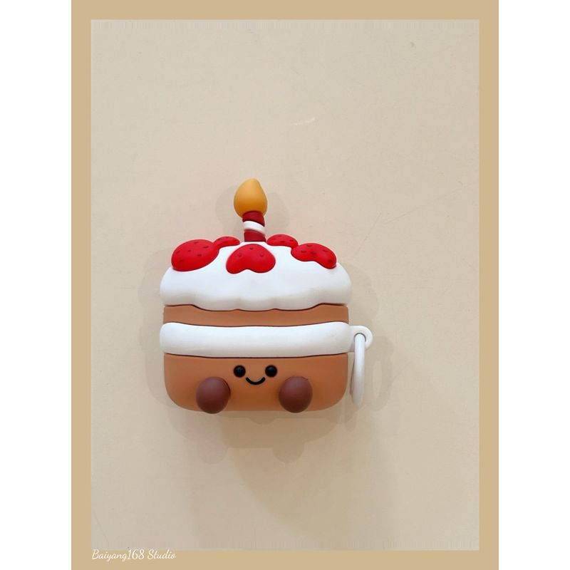 

Cover Airpods4 Wireless Bluetooth Earbuds Case Three Four Generation Airpodpro2 Second Generation IPod Earphone Box Airpods3 Protective Case Apple AirPods 4 Candle Cake