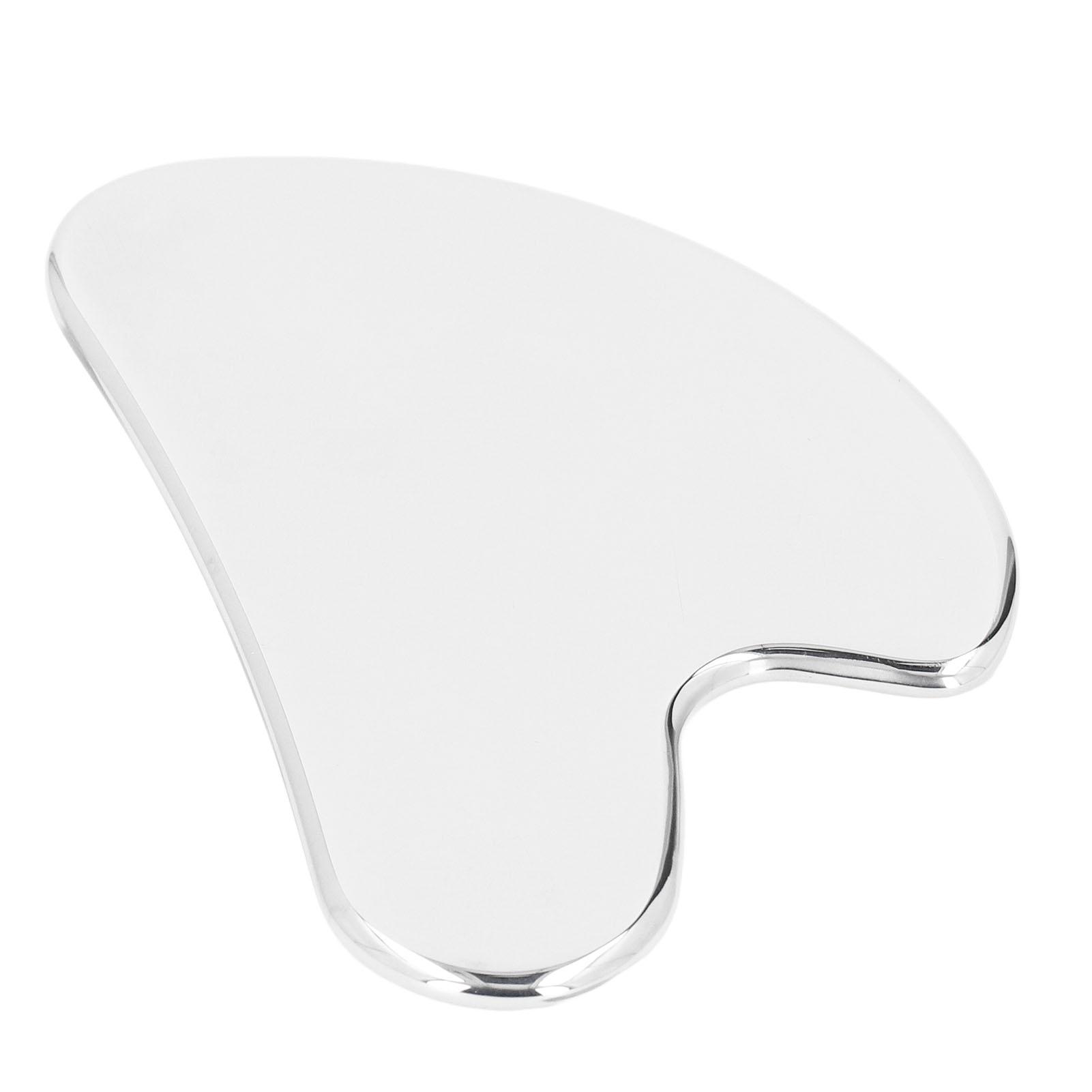 

Скребковая доска из нержавеющей стали в форме сердца, массажный инструмент Гуаша, металлическая скребковая пластина для спины