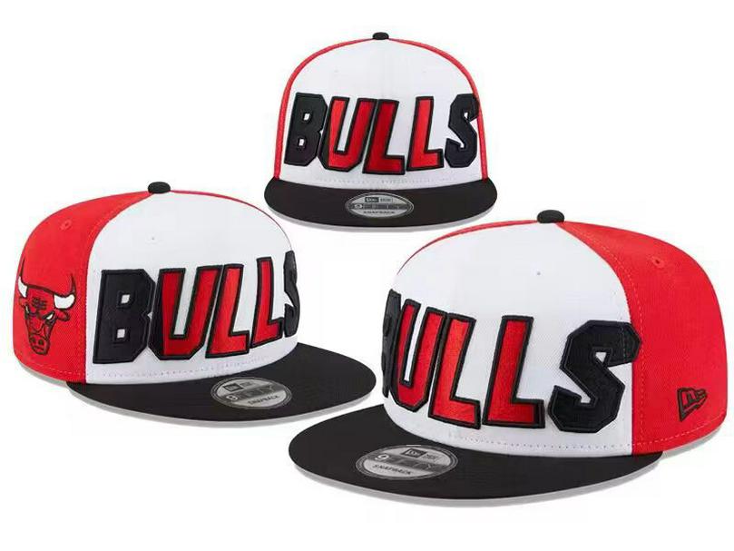 Chicago Bulls Cross Bull Embroidered Duckbill Cap, Unisex Korean Style Baseball Hat