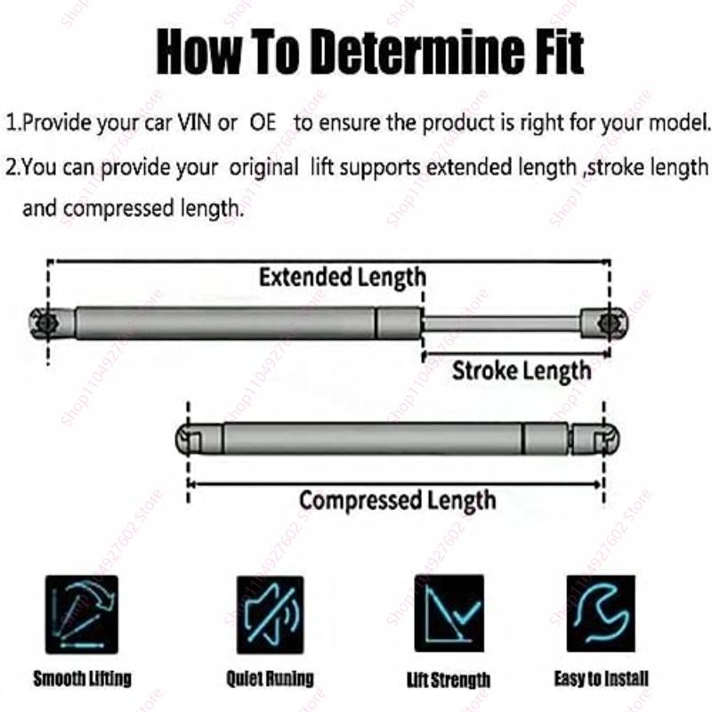 For SUZUKI SWIFT 2010-2017 Hatchback Rear Tailgate Boot Gas Strut Lift Support Spring Shocks Damper 8185068840 Car Accessories