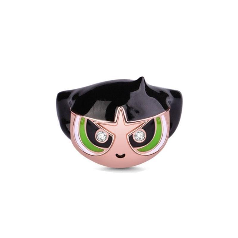 Copper Plated Cz Herocross Cartoon Rabbit Charm Family Mother Beads Stopper Fit Original European Bracelet Jewelry