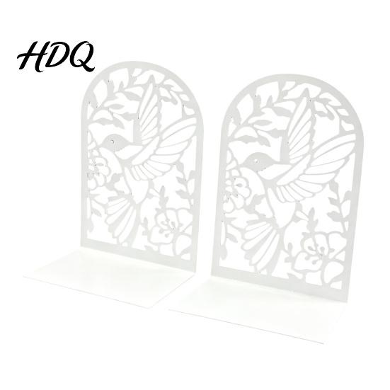 Hummingbird Bookends 1 Pair Metal for Shelves Decorative Heavy Duty Book Ends
