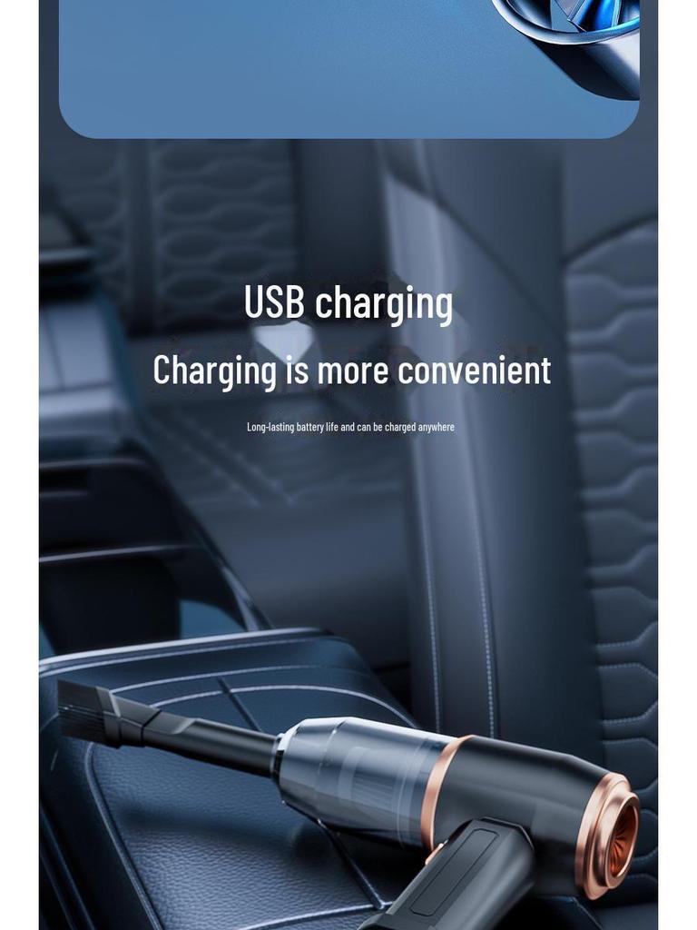 Wireless Car Vacuum Cleaner: Powerful Handheld Device for Home and Car