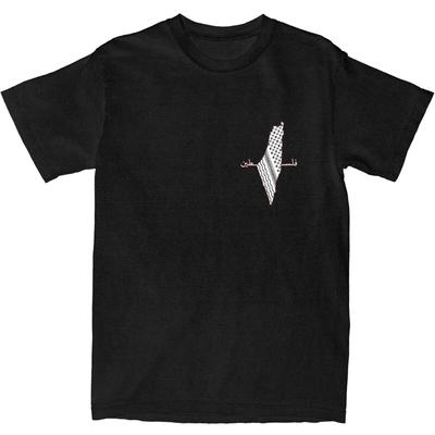 Keffiea Palestina Scarf T-shirt Strand Palestina Karta Vintage T-shirts Bomull Harajuku T-shirt För Par Kortärmad Topp T-shirts