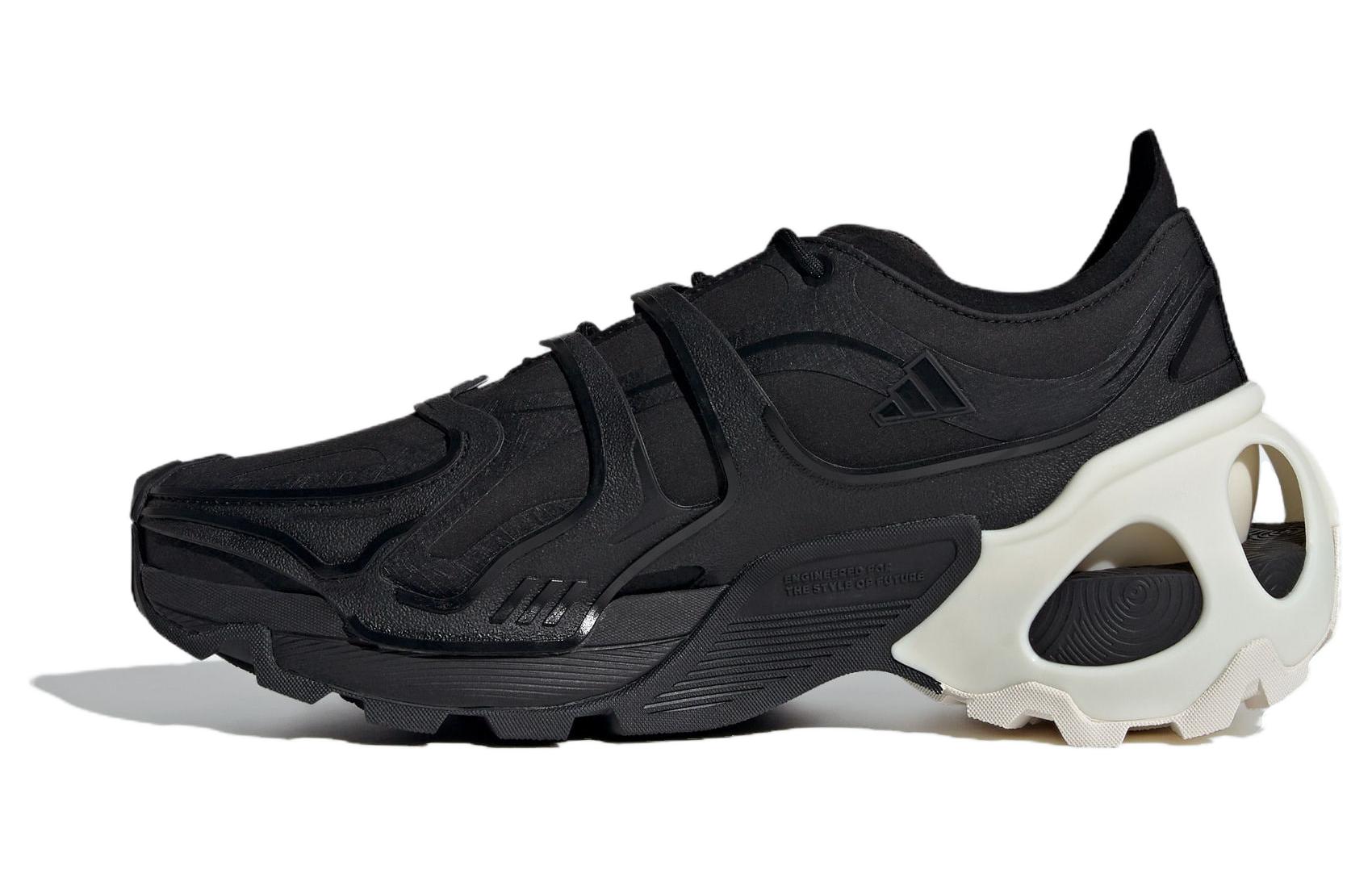 Adidas Wonder Runner Fabric Abrasion Resistant Breathable Low top Running Shoes Unisex Black ID3658 36