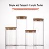 High Borosilicate Glass Spice and Seasoning Storage Jars - Sealed Kitchen Containers