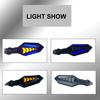 1 Paar Motorrad Blinkergehäuse Motorrad Zweifarbig Fließend Blinker Wasserdicht Universal