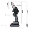 Cordless Electric Chainsaw Battery Powered Small Electric Chainsaw for Tree Branch Wood Cutting