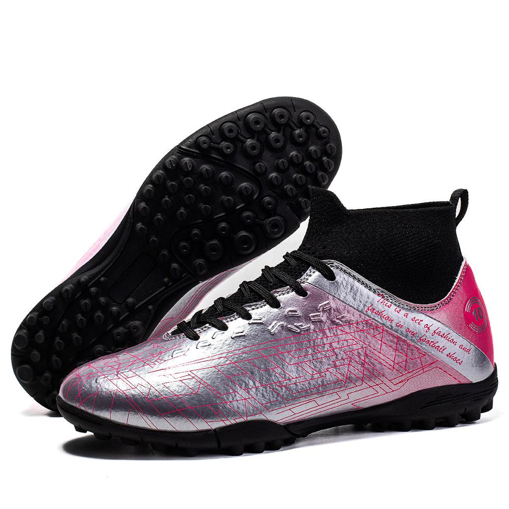 High-top Football Shoes, New Male and Female Students Professional Training, Long Spikes, Youth Broken Nails, Champions League Football Shoes