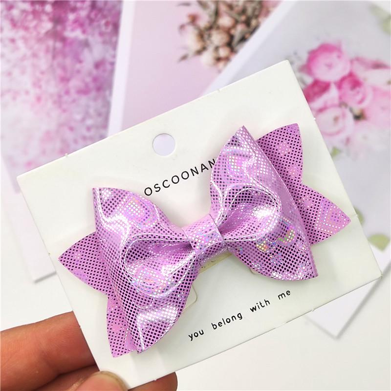Shiny Korean-Style Sequin Bow Tie Hair Clip for Baby Girls – Bag and Luggage Accessory