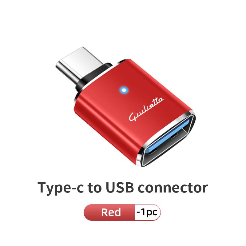 Car Stickers For Alfa Romeo For Alfa Romeo Car Type-C To USB Power Adapter Fast Data Transfer and Charging Adapter 159 Giulietta