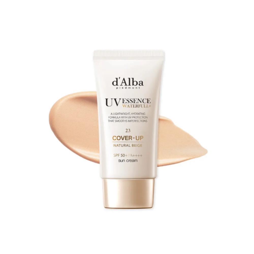 d'Alba Natural Cover Beige Sunscreen 50ml (Light/Warm) Tone-Up UV Protection SPF Care