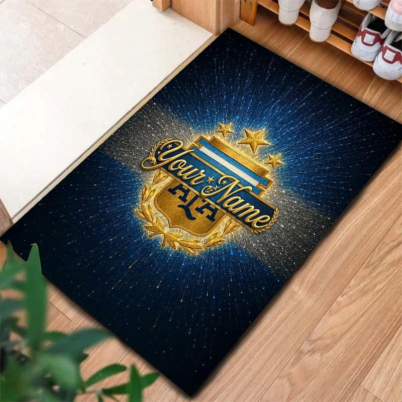 Argentina Champions Custom Name Carpet Rug For Living Room Bedroom Home Sofa Decoration Kids Play Nonslip Floor Mat