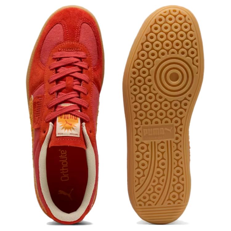 Puma Palermo Weathered Red Fire Dark Poppy Unisex Sneakers 401722-02