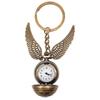 Pocket Watch Metal Keychain Retro Vintage for Gifting With Key Ring