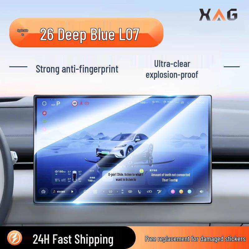 Changan Deepal L07 Tempered Glass Screen Protector for 26 Models - Car Navigation Film & Interior Accessory
