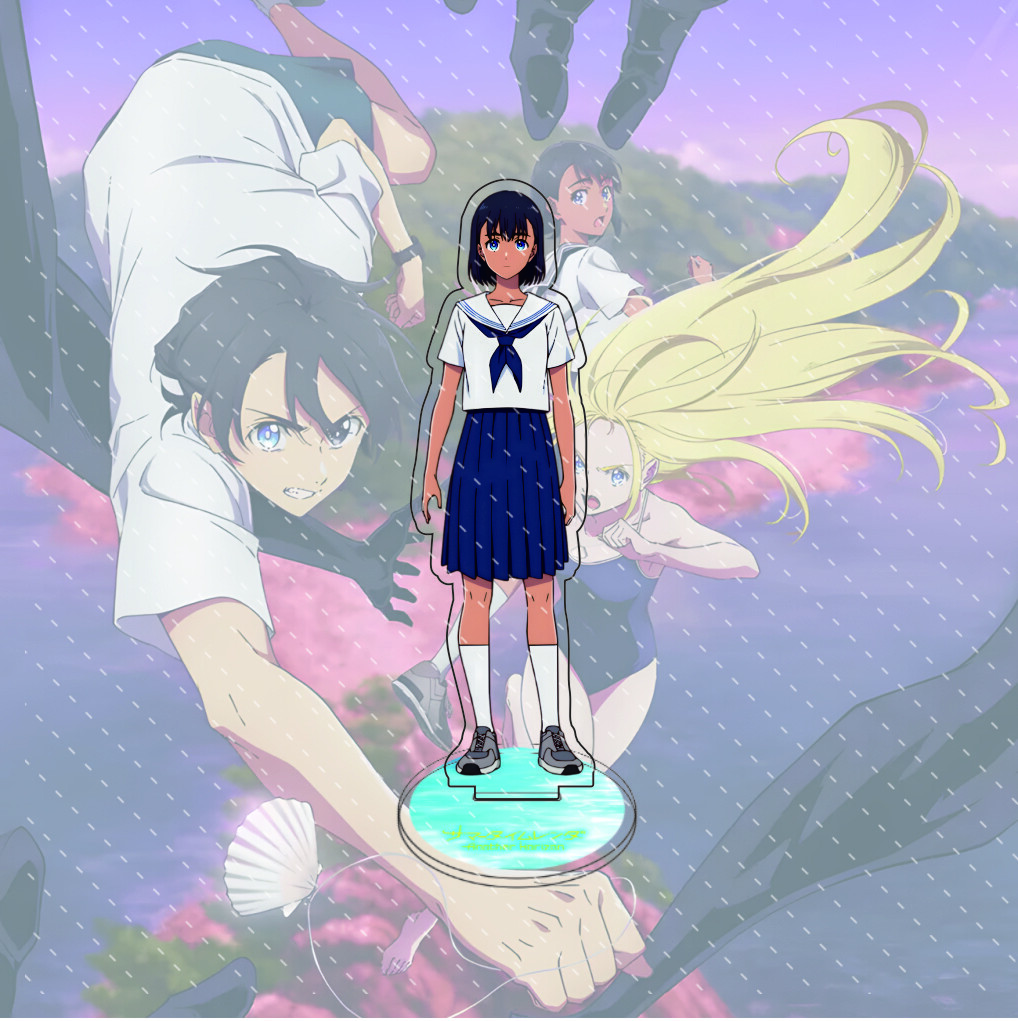 Anime Summer Time Rendering 15cm Acrylic Standing Figure Model Stand Desktop Decoration Collection Gift 15 cm