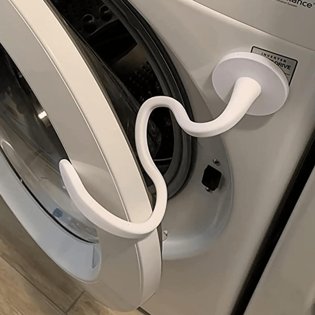 Magnetický stabilizátor dvířek podložky pro stroje s předním plněním – Snadná instalace, Flex Design – Hodí se pro většinu praček a dvířek prádelny RV