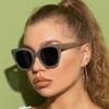 2 Pack New Brand Women Cat Eye Vintage Sunglasses Brand Designer Gradient Sun Glasses Female Lady Eyeglass Cateye Eyewear UV400