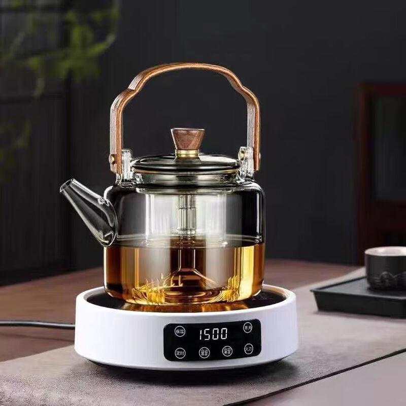 Shangqi Glass Multi-functional Health Tea Pot & Electric Ceramic Stove Set