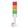 LED Stack Tower Light Industrial Warning Column Signal Indicator Lamp Beacon NO Flashing 3 Layer 12V