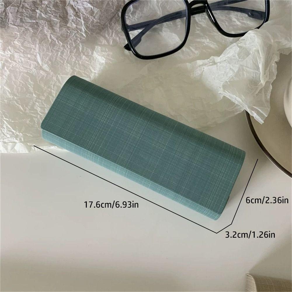 PU Leather Glasses Box Pressure-Resistant Eyewear Protector Protective Case Cover  Women Girls