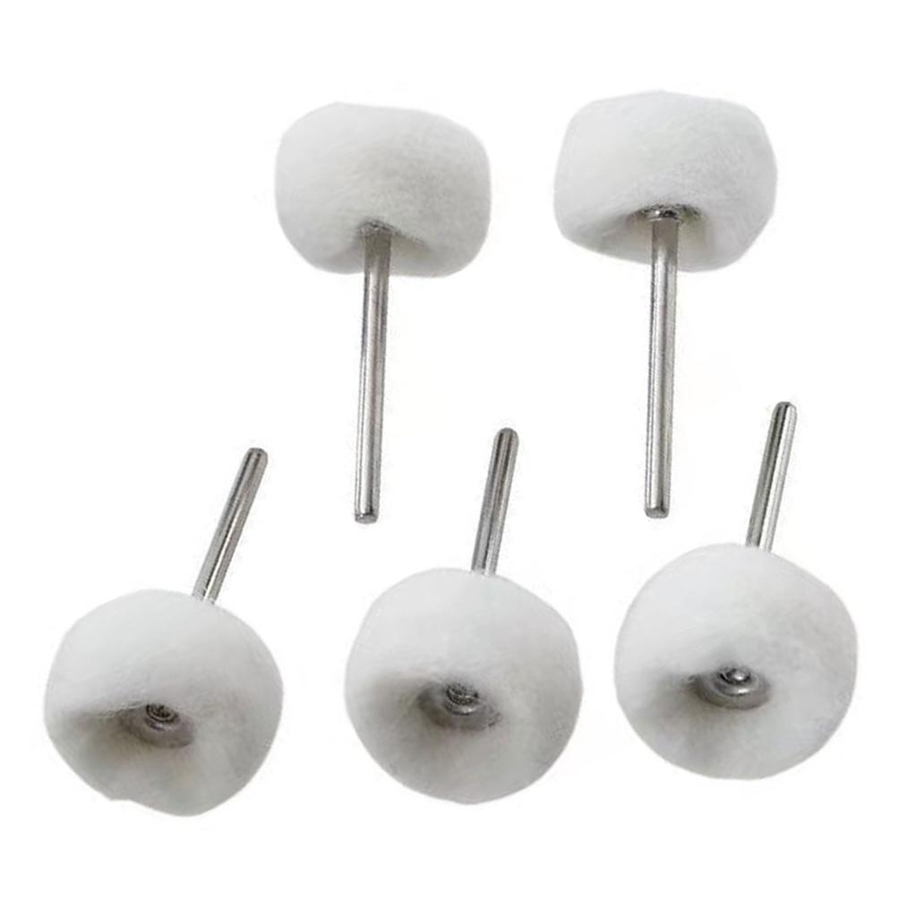 Wool Felt Grinding Bit Buffing Wheels With Mandrel For Rotary Tool Sanding Diameter Detailed Buffing & Finishing Work