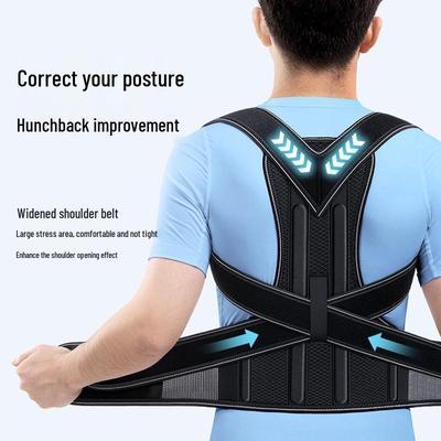 Universal Men's Posture Corrector: Anti-Hunchback Back Support, Shoulder Straightener, Body Shaping Belt