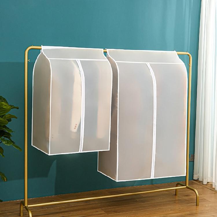 Nontoxic PEVA Clear Clothes Dust Cover Waterproof Hanging Garment Protectors For Home Use Storage