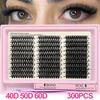 Natural Look False Eyelashes Wispy Style DIY Lash Extension Kit  Makeup Enhancement