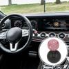 Car Push To Start Button Locker, Diamond Studded Car One-Touch Start Rocker Ball, Decorative