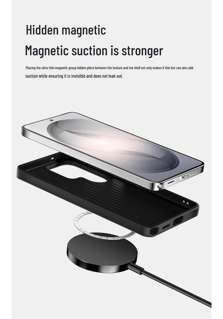Samsung S26 Ultra/Plus Invisible Magnetic Drop-proof Protective Phone Case