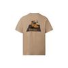 Timberland Casual Printed Loose Short Sleeve T-Shirt Men tops Brown A6CN6-269