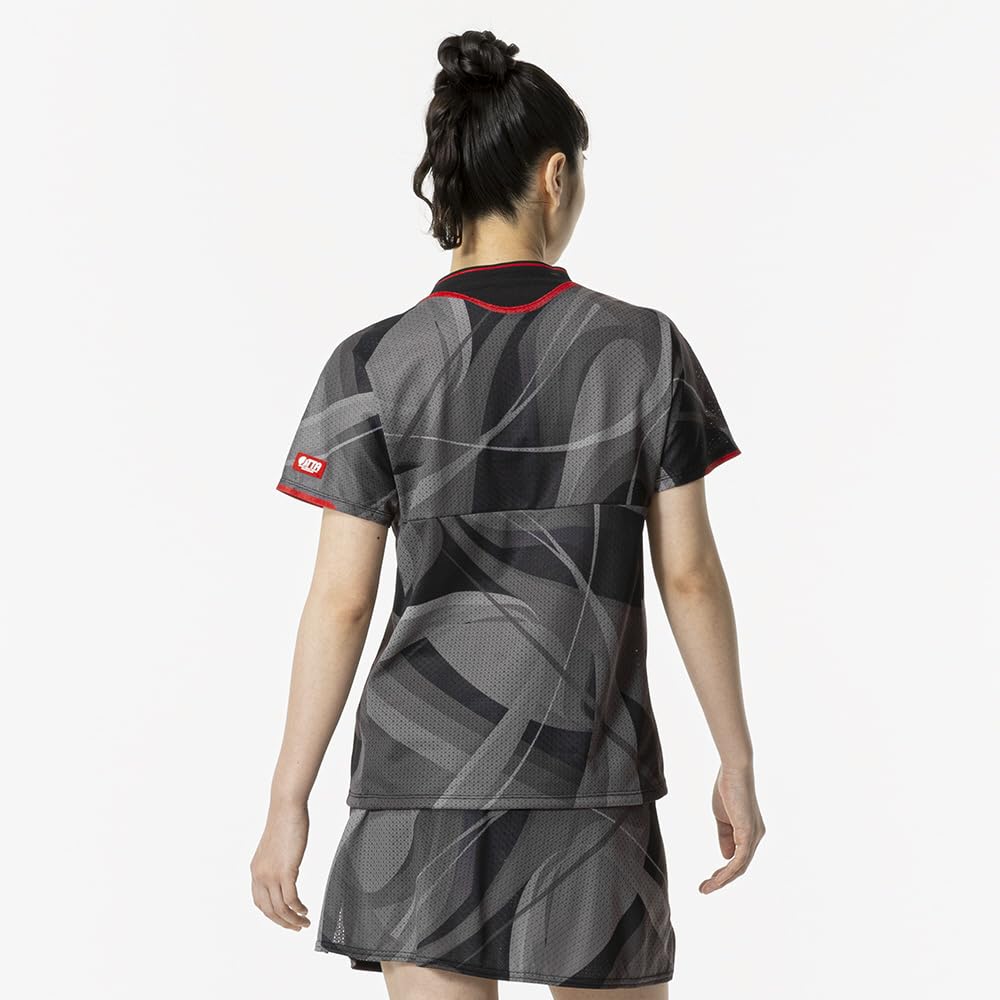 All Japan Table Tennis Game Short JTTA Table Tennis Size XL Women's Shirt, Sleeve, Certified, Women's Team, 82JAB700, Women's, Black,