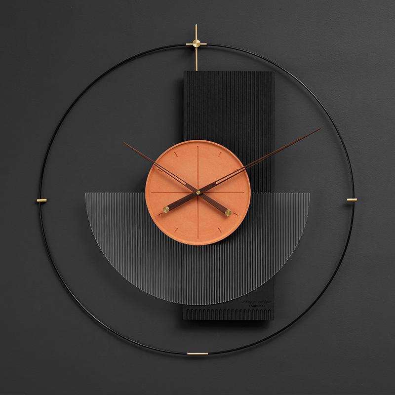 Wozoom Nordic Luxury Wall Clock - Modern Artistic Decor for Living Room