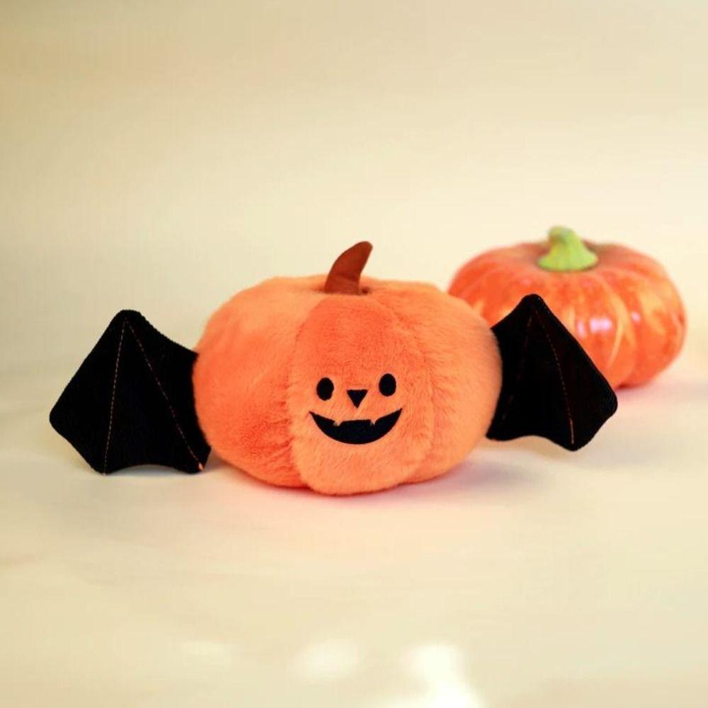 PP Cotton Simulated Pumpkin Plush Doll Stuffed Halloween Pumpkin Throw Pillow Kids Gift