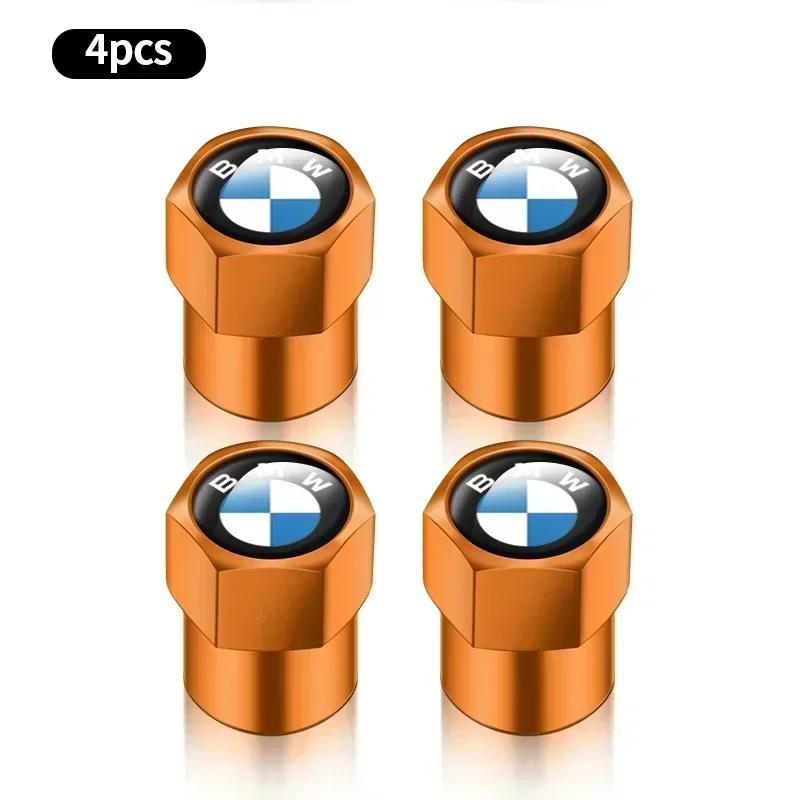 BABD1 2025 Hot New 4Pcs Car Wheel Tire Valve Caps Air Stem Covers Accessories For BMW E34 E46 E39 E38 E90 E60 E36 F30 F30 F10 E92 E38