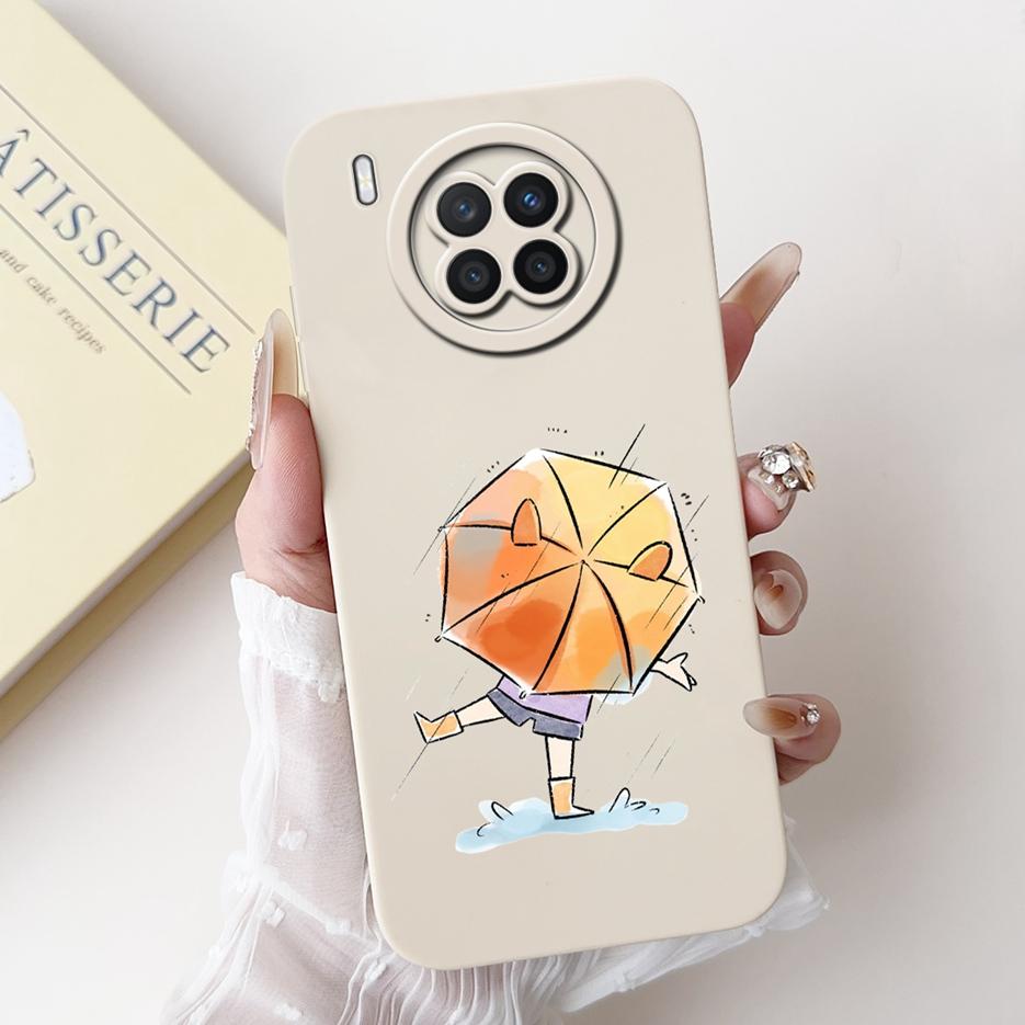 For Huawei Nova 8i Case Honor 50 Lite NTN-L22 Luxury Candy Painted Cover Soft TPU Phone Case For Honor 50 Lite Nova8i Back Cover