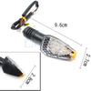 LMoDri Motorcycle Turn Signal Indicator Motorbike Amber Led Light Front Back Motor Signal Turn Lamp