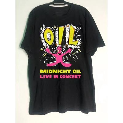 Vzácné tričko pro muže i ženy kapely Midnight Oil Všechny velikosti NI475 Unisex tričko