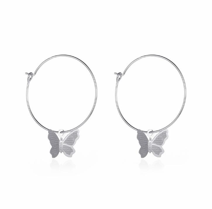 

Акриловые серьги-бабочки темпераментного цвета для женщин