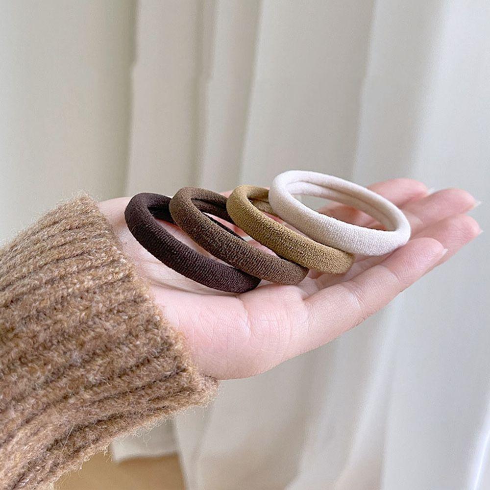 Scrunchies Seamless Female Hair Ties Basic Hair Rope Elastic Head Rope Korean Style Rubber Band