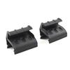 2Pcs Rear Window Soft Top Retainer Clip For Jeep Wrangler JK JKU 2007-2018 Black