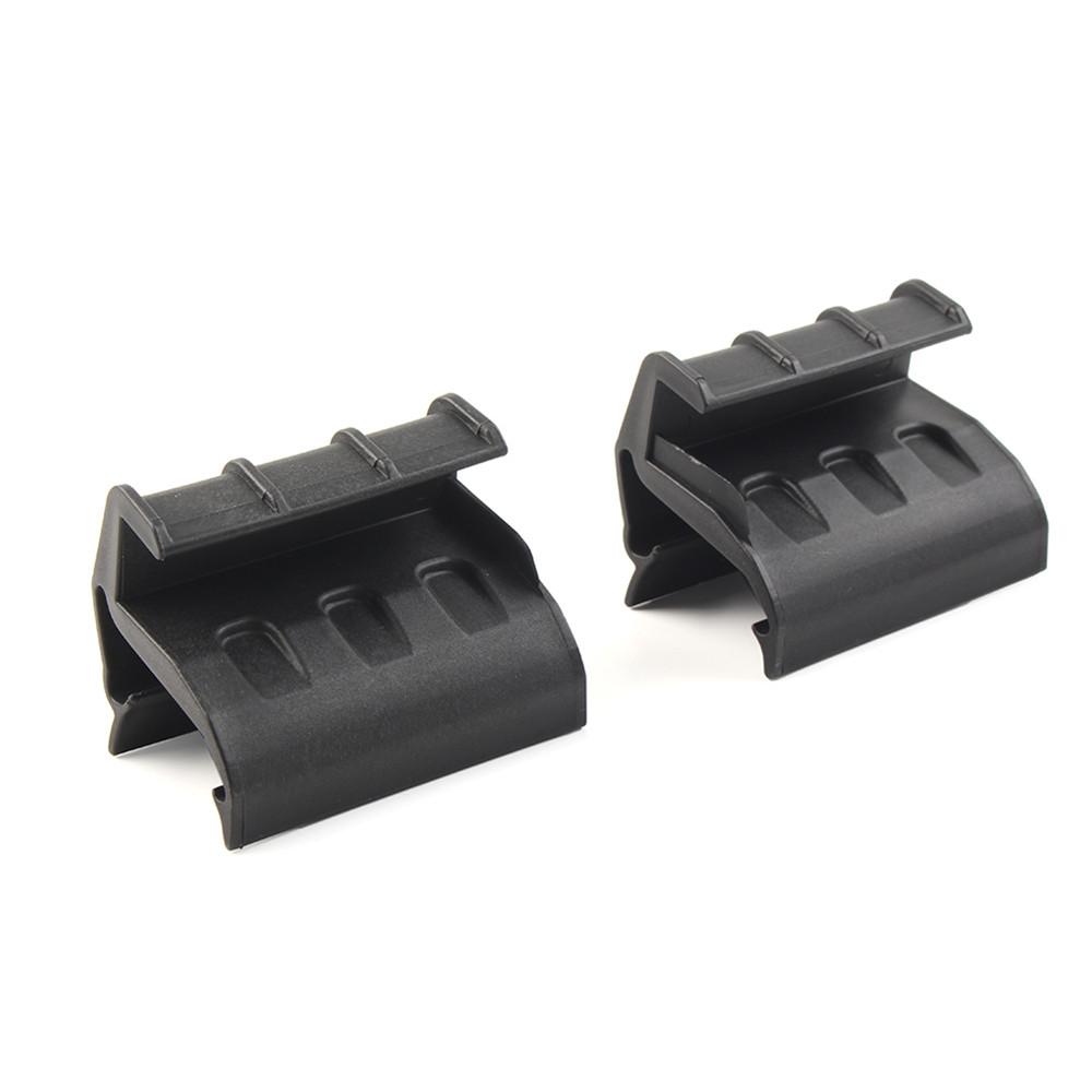 2Pcs Rear Window Soft Top Retainer Clip For Jeep Wrangler JK JKU 2007-2018 Black